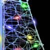 vidaXL &Aacute;rvore de Natal com 100 LEDs Multicolor 120 cm Acr&iacute;lo