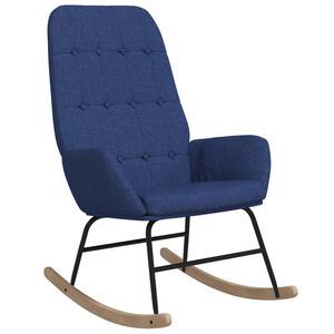 vidaXL Cadeira de baloi&ccedil;o tecido azul