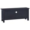 vidaXL Móvel de TV 100x30x45 cm mogno maciço castanho café preto-claro