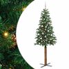 vidaXL &Aacute;rvore de Natal Slim Verde 210 cm