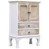 vidaXL Arm&aacute;rio com gavetas 50x30x80 cm madeira branco
