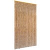 vidaXL Cortina de porta anti-insetos em bambu 100x200 cm
