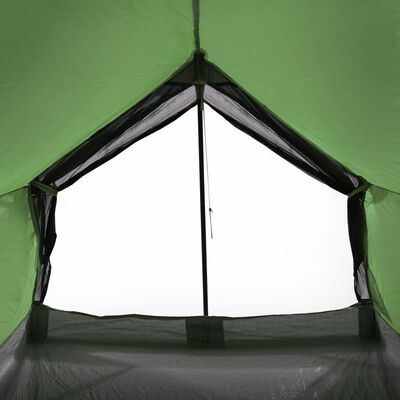 vidaXL Tenda de campismo para 2 pessoas tecido impermeável verde