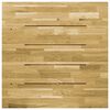 vidaXL Tampo de mesa madeira de carvalho maci&ccedil;a quadrado 23 mm 70x70cm