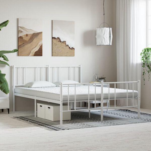 vidaXL Colchão de espuma 200x210 cm 7 zonas dureza 20 ILD branco