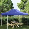 vidaXL Teto para tenda de festas 4x3 m 270 g/m² azul