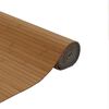 vidaXL Tapete retangular 80x400 cm bambu castanho