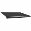 vidaXL Tecido de substitui&ccedil;&atilde;o para toldo antracite 500x350 cm poli&eacute;ster