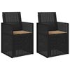 vidaXL Cadeiras de Jantar para Jardim 2 pcs