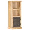 vidaXL Arm&aacute;rio alto com porta 45x32x110 cm madeira de mangueira maci&ccedil;a