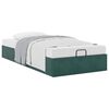 vidaXL Ottoman Bed Frame Sem Colchão Verde Escuro 90x200 cm Veludo