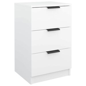 vidaXL Mesa de cabeceira 40x36x65 cm branco