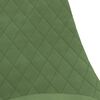 vidaXL Cadeiras de jantar girat&oacute;rias 6 pcs veludo verde-claro
