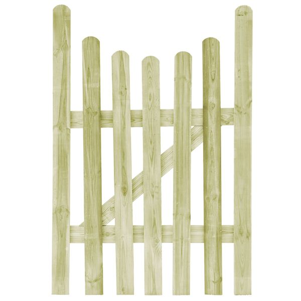 vidaXL Port&atilde;o de jardim 100x150 cm pinho impregnado