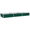 vidaXL Cama de Jardim Elevada Verde 240 x 80 x 24 cm