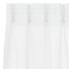 vidaXL Cortina de Voile 2 pcs Branco 175 x 140 cm Poli&eacute;ster