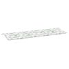 vidaXL Almofad&atilde;o banco jardim 150x50x3 cm tecido oxford padr&atilde;o folhas