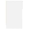 vidaXL Mesa de cabeceira com gaveta 20x36x60 cm branco