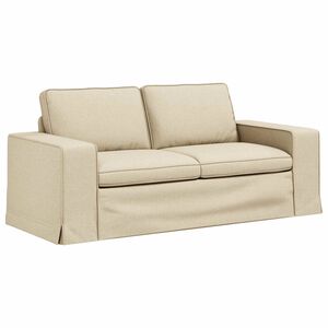 vidaXL Sof&aacute; Creme 182 x 80 x 82 cm tecido