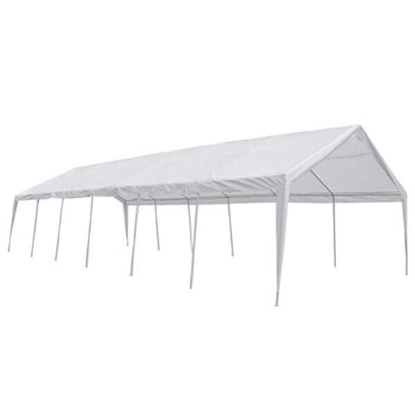 vidaXL Tecido da Tenda Sem Estrutura Branco 12 x 6 m PE