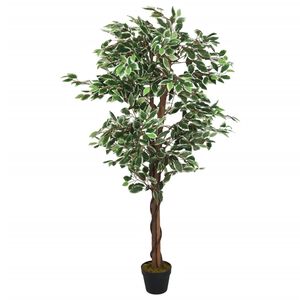 vidaXL Figueira artificial 378 folhas 80 cm verde