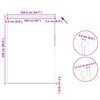 vidaXL Estore de rolo 160 x 230 cm / cor Marinho