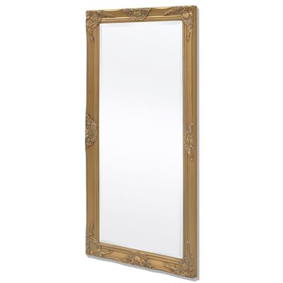 vidaXL Espelho de parede, estilo barroco, 120x60 cm, dourado