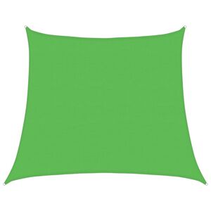 vidaXL Para-sol estilo vela trap&eacute;zio 160 g/m&sup2; 4/5x4m PEAD verde-claro