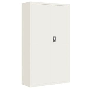 vidaXL Arquivador 105x40x180 cm a&ccedil;o branco