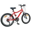 vidaXL Bicicleta Infantil 20 Polegadas 6-Speed para 6-11 Anos Vermelho