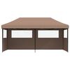 vidaXL Tenda de Festa Castanho 292 x 580 x 315 cm Tecido Oxford