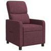 vidaXL Reclin&aacute;vel Roxo Poli&eacute;ster