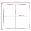 vidaXL Guarda-sol tecido Oxford quadrangular 3,6x3,6 m bege