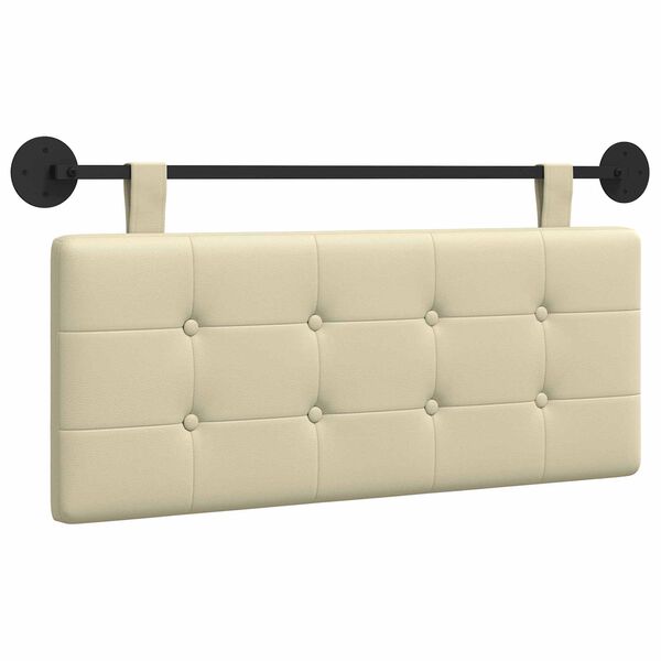 vidaXL Cabeceira Suspensa Montado na parede Couro Sint&eacute;tico