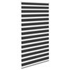 Estore de rolo 120 x 230 cm, linhas de zebra / Preto