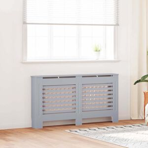vidaXL Cobertura de radiador 152x19x81,5 cm MDF antracite