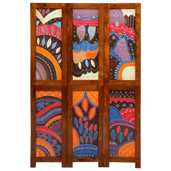 vidaXL Divisor de Ambiente Castanho 105 x 160 cm