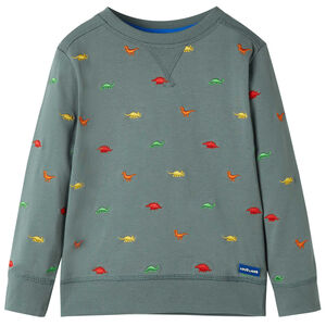 Sweatshirt para crian&ccedil;a cor caqui 104