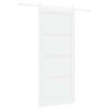 vidaXL Porta Deslizante ORKDAL 93 x 211 cm Derivados de Madeira Branco