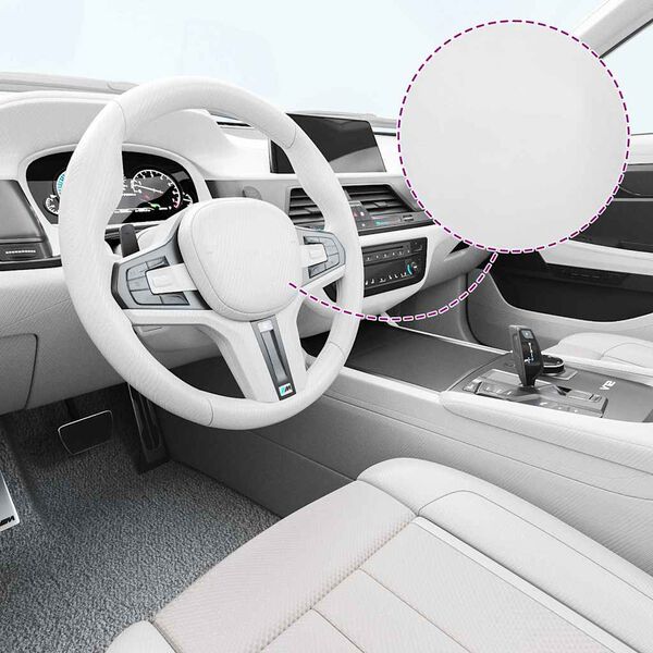 vidaXL Pel&iacute;culas para carro 2 pcs 100x150 cm + 50x150 cm branco 4D