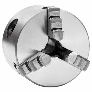 vidaXL Bucha de torno autocentrante com 3 grampos 80 mm a&ccedil;o K11 80