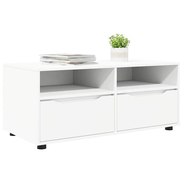 vidaXL Gabinete para TV Branco 100 x 48 x 43 cm Madeira processada