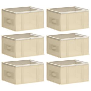 vidaXL Caixa de Armazenamento com Janela Superior Transparente 6 unid.