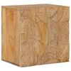 vidaXL Criado-mudo artesanal Marrom Teak 40x30x40 cm
