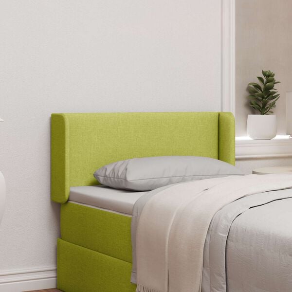 vidaXL Orelha de Cabeceira Cinzeto 80 x 16 x 4 cm tecido