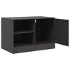 vidaXL M&oacute;veis de TV 2 pcs 67x39x44 cm a&ccedil;o preto