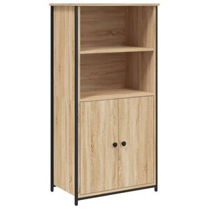 vidaXL Aparador alto 62x36x121,5 cm derivados madeira carvalho sonoma
