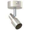 vidaXL Foco de teto com holofotes N&iacute;quel 8 x 8 x 10,5 cm A&ccedil;o