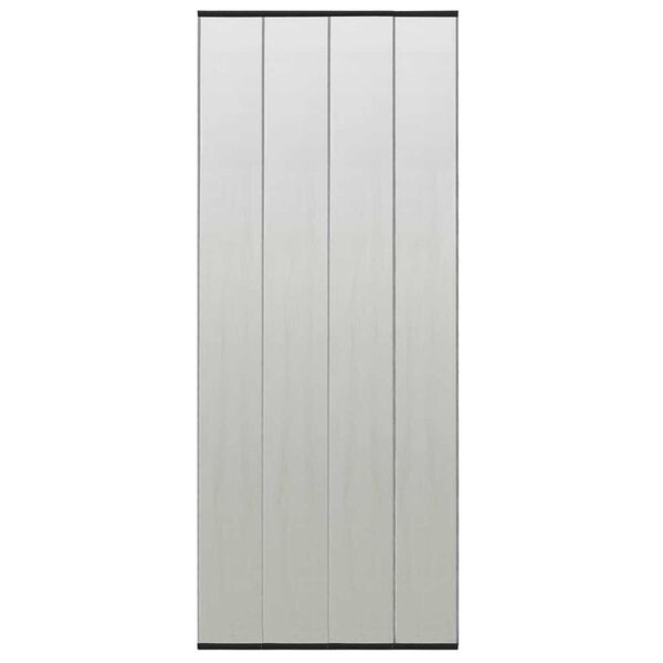 vidaXL Cortina para porta anti-insetos 100x220 cm poliéster preto