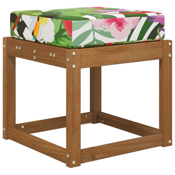 vidaXL Almofada de Assento Externa colorido 40 x 40 x 8 cm